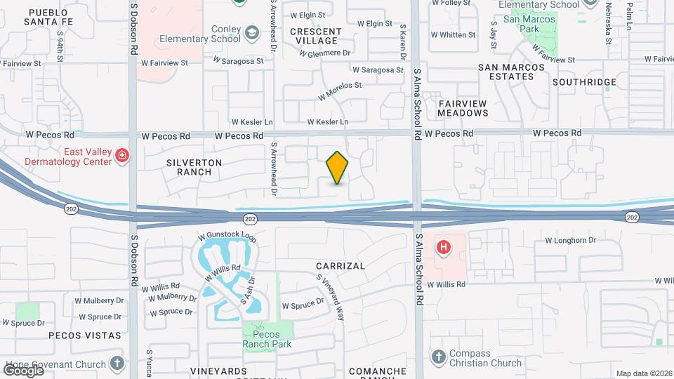 1270 W Flintlock Way Map and Location Details