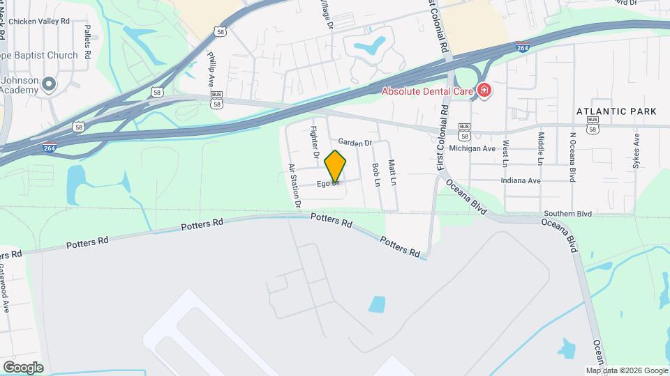 1821 Ego Dr Map and Location Details