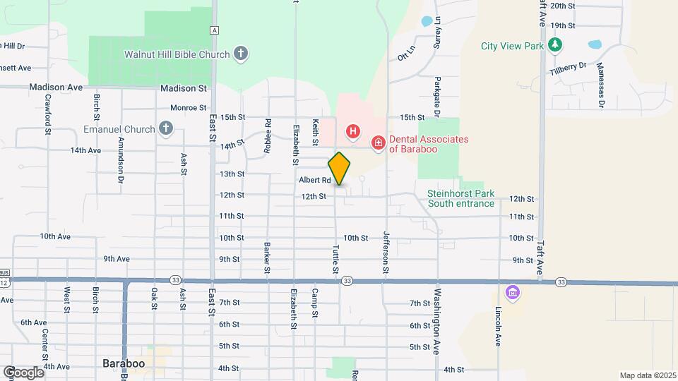 1400-1406 Tuttle St Map and Location Details