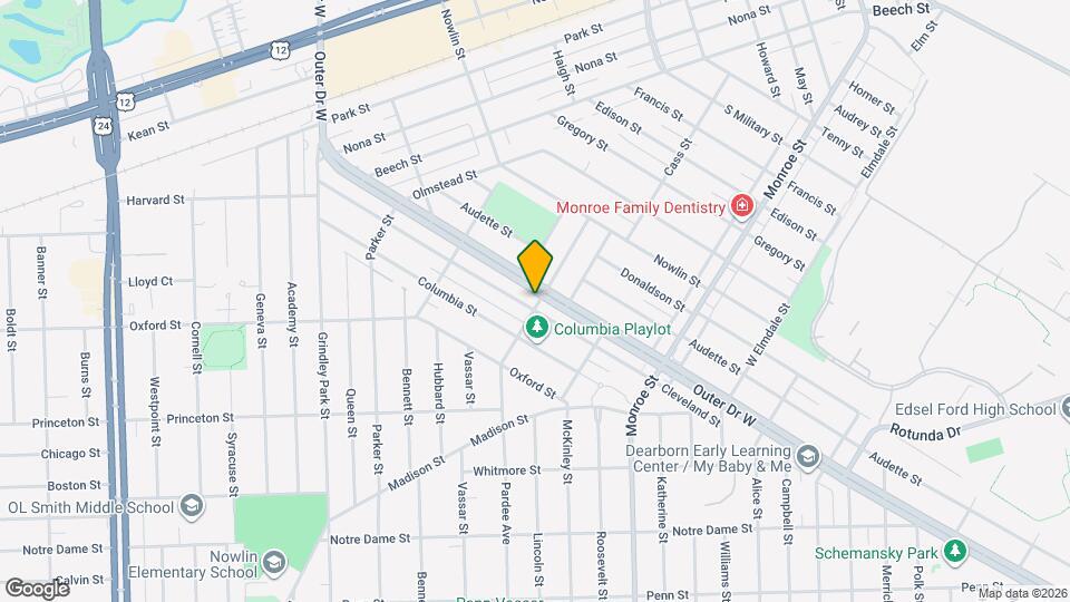 22400 Cleveland St Map and Location Details