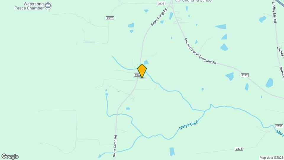 5440 Snow Camp Rd Map and Location Details