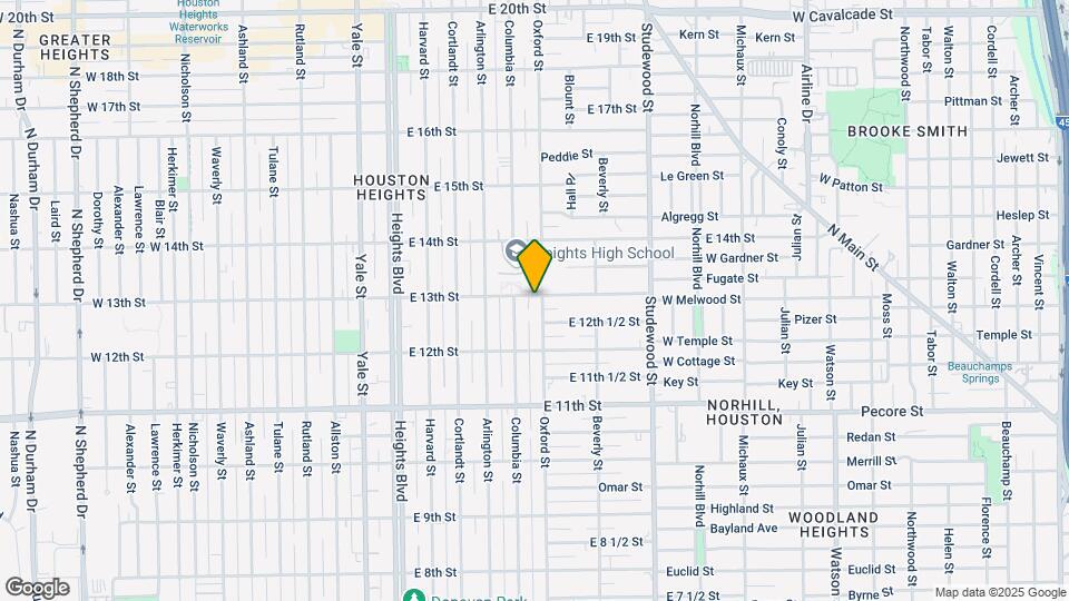 516 E 13th St Map and Location Details