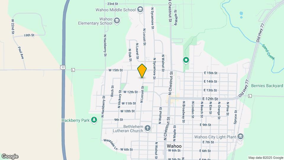 1335 N Locust St Map and Location Details
