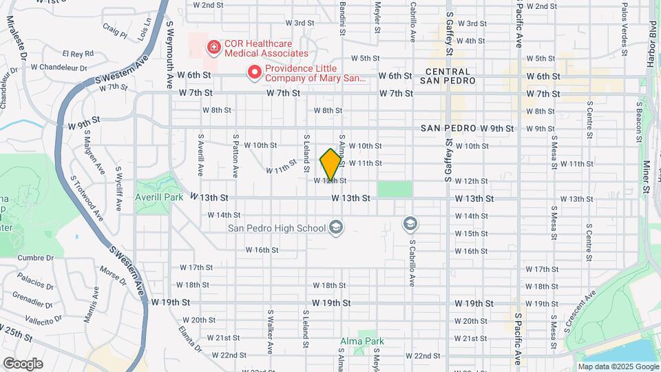 1025 W 12th St Mapa y Detalles de la Ubicación