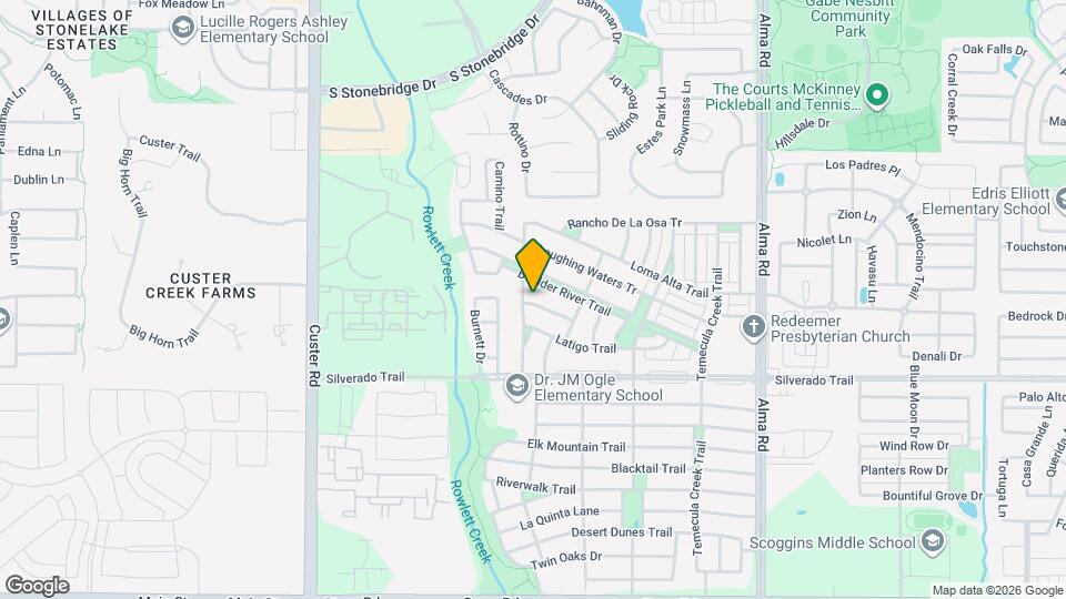 8404 Hitching Tr Map and Location Details