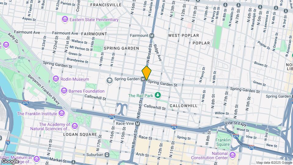 511-519 N Broad St Map and Location Details