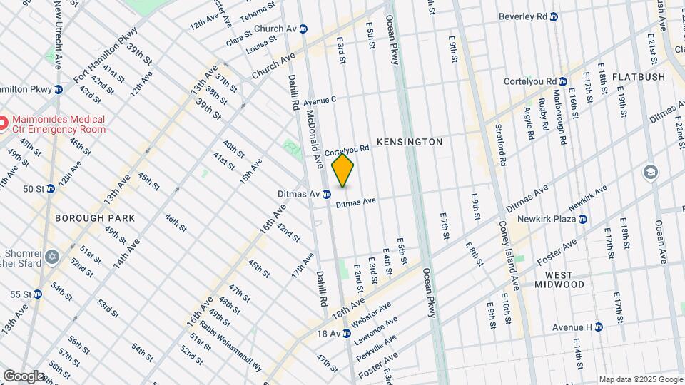 614 E 2nd St Mapa y Detalles de la Ubicación