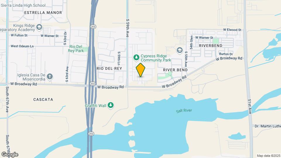 4240 S 58th Ave Map and Location Details