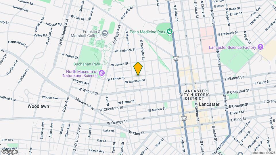 430 W Lemon St-Unit -2 Map and Location Details