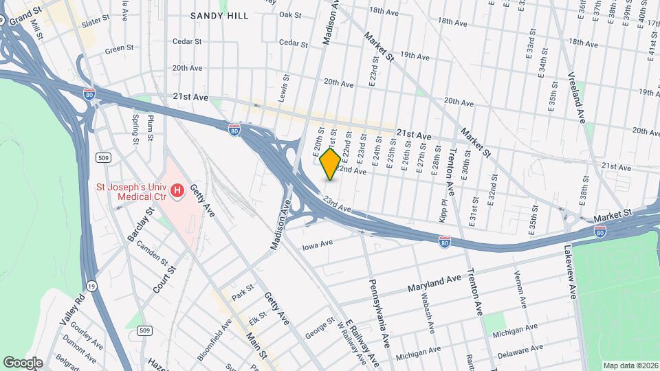 437 E 21st St Mapa y Detalles de la Ubicación