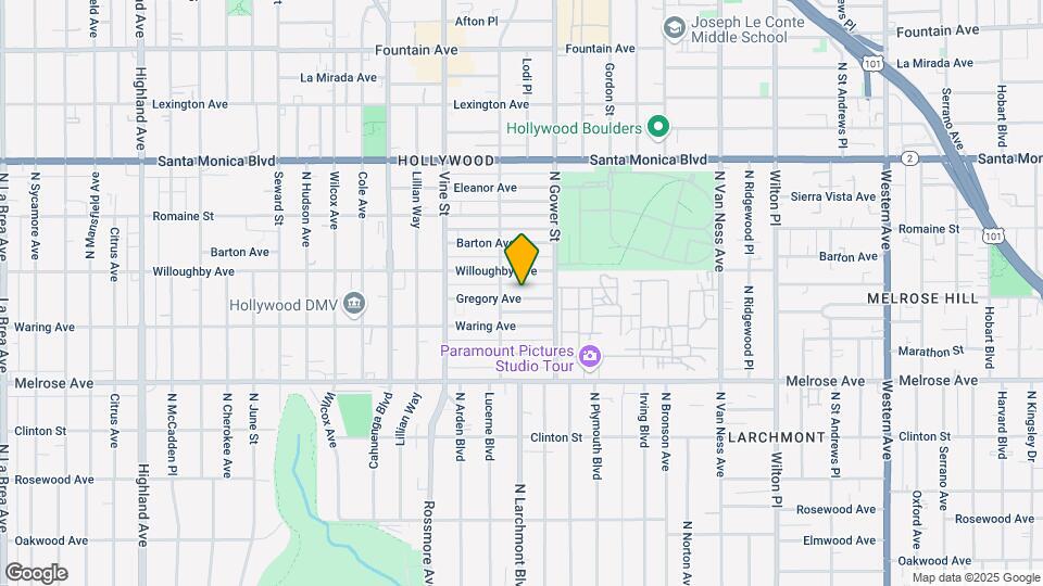 5837 Gregory Ave Map and Location Details