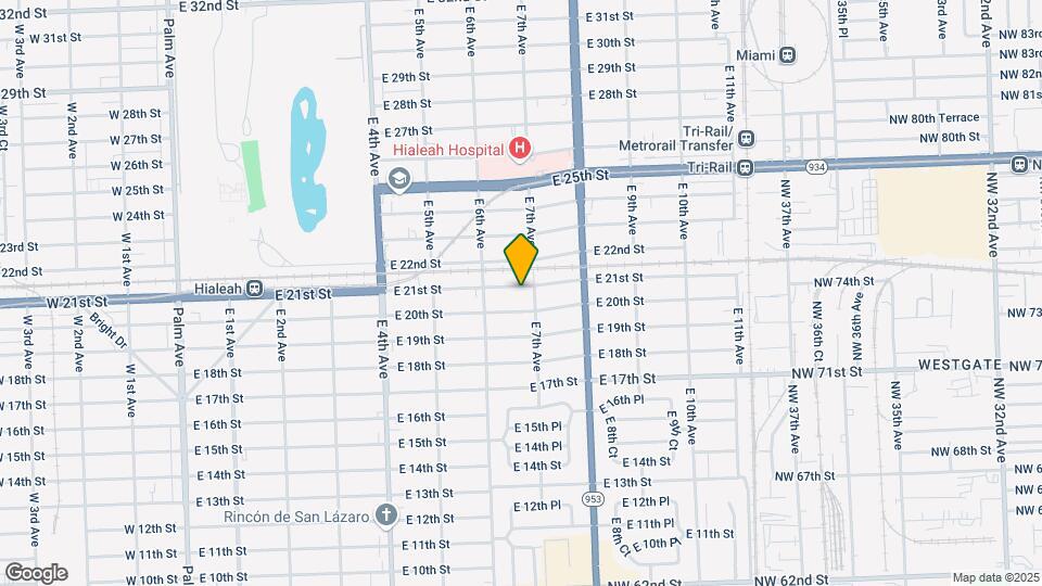 672 E 21st St-Unit -1 Map and Location Details