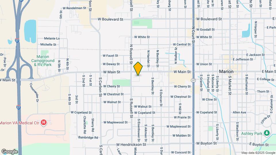 1404 West End St Map and Location Details