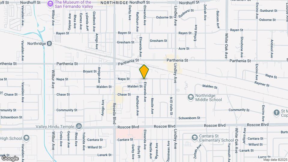 18300 Napa St Mapa y Detalles de la Ubicación