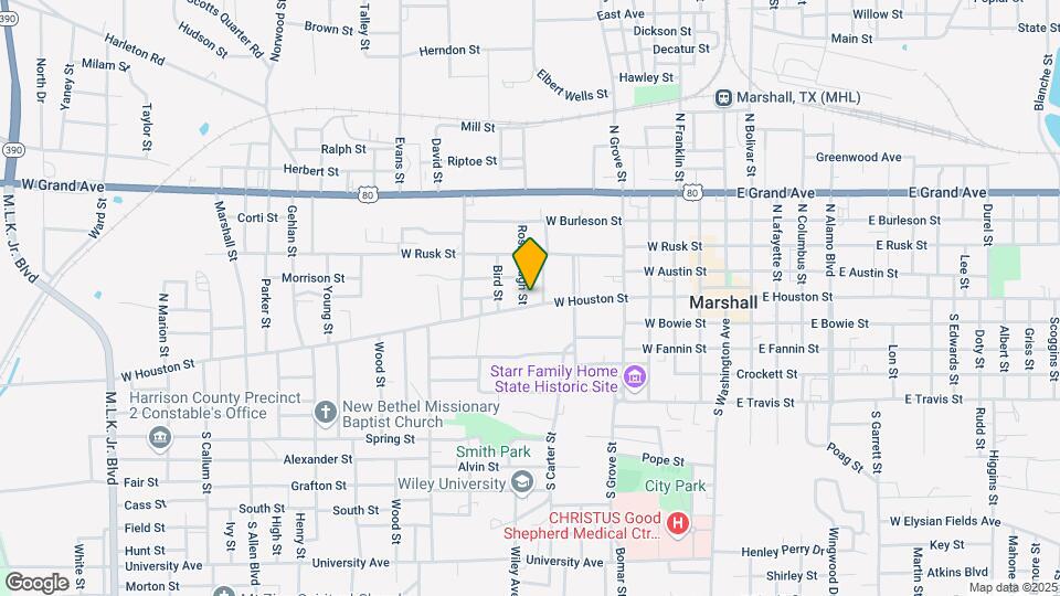 703 W Houston St, Unit B Map and Location Details