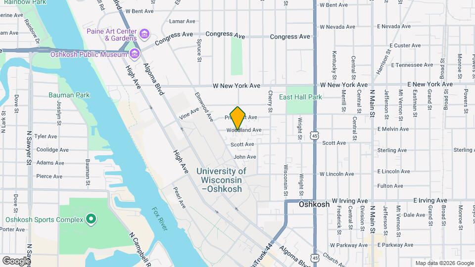 815 Woodland Ave Mapa y Detalles de la Ubicación