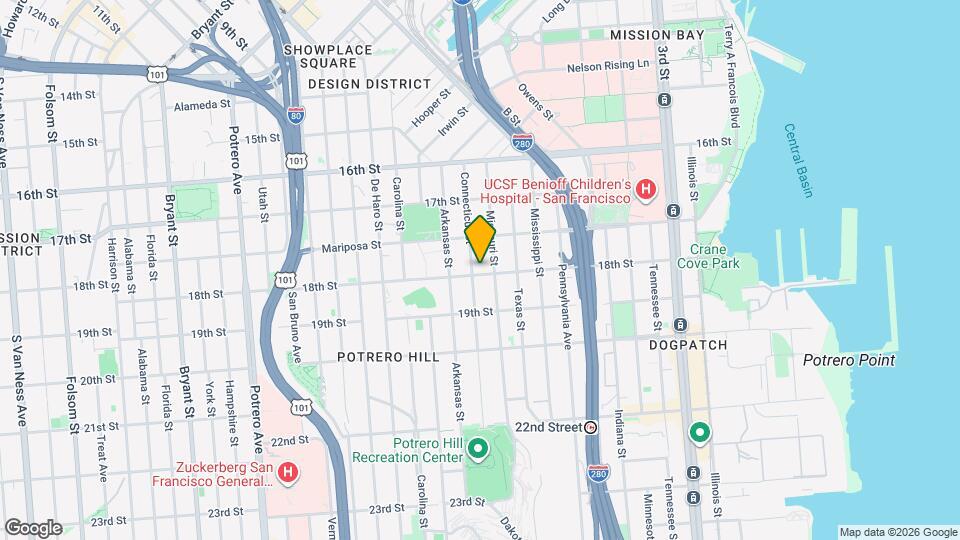 1424-1434 18th St Map and Location Details