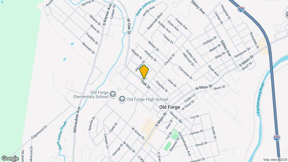 513 Oak St Map and Location Details