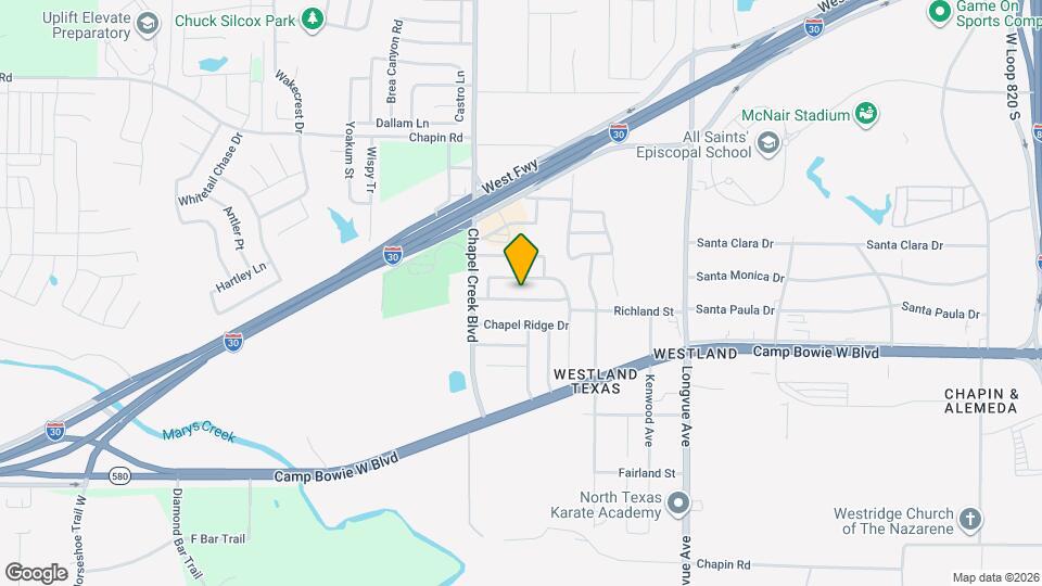 10108 Chapel Oak Trail Map and Location Details