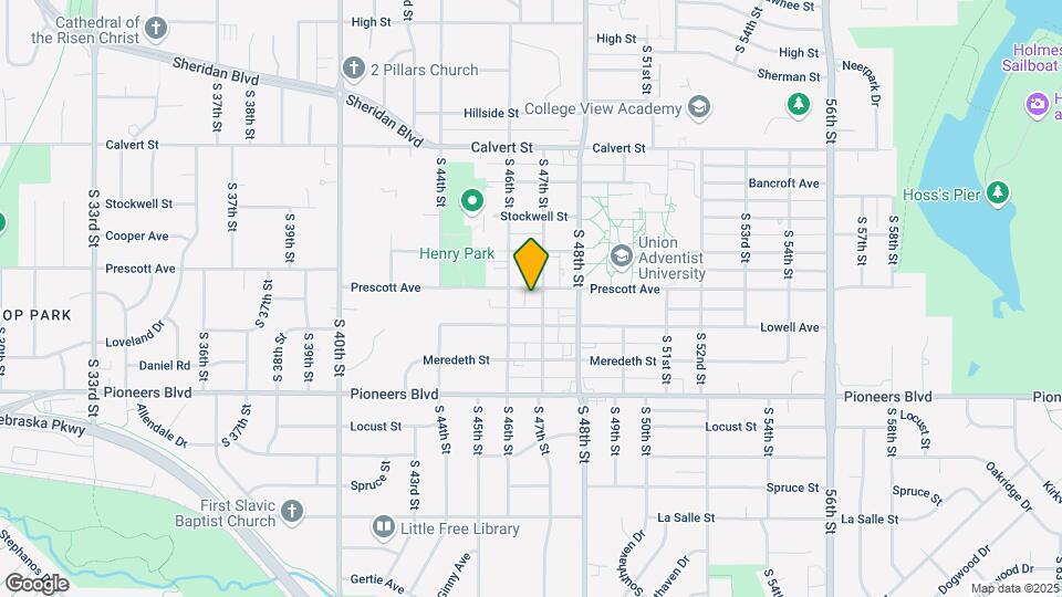 4621 Prescott Ave Map and Location Details