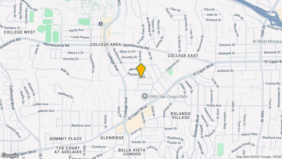 6225 Hobart St Map and Location Details