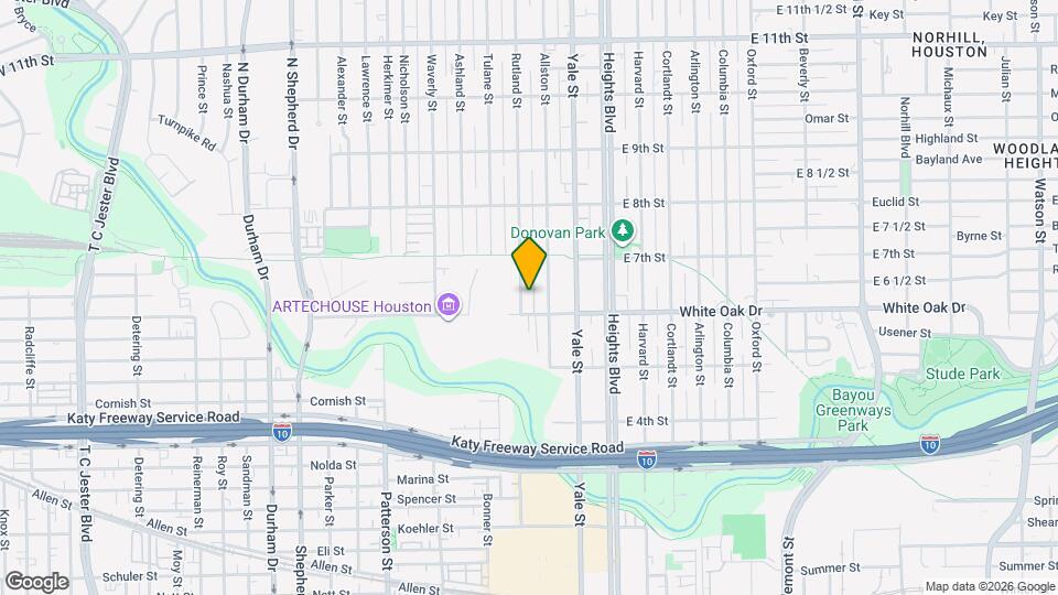 614 1/2 Rutland St Map and Location Details