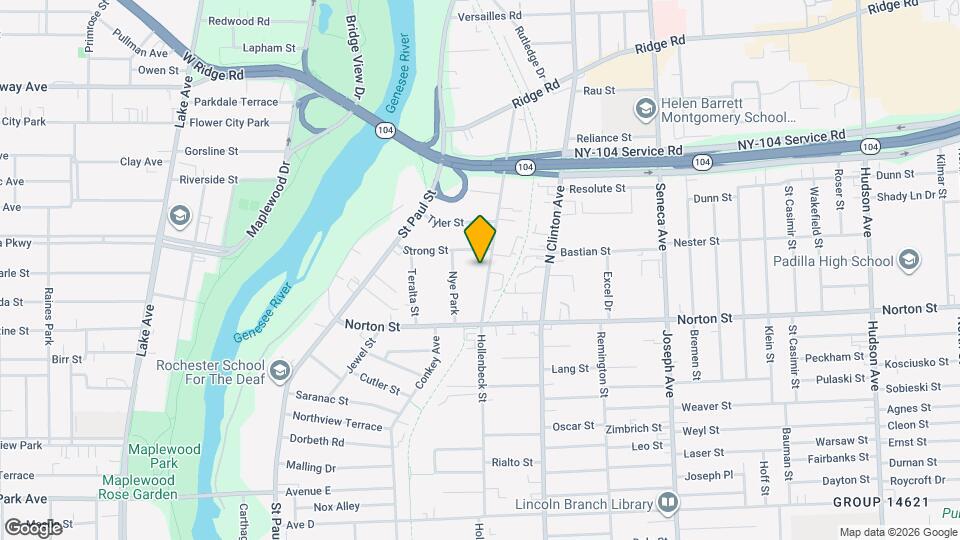 493 Hollenbeck St Map and Location Details