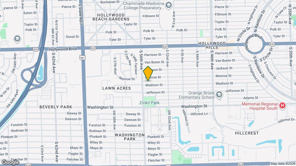 5501 Madison St Map and Location Details