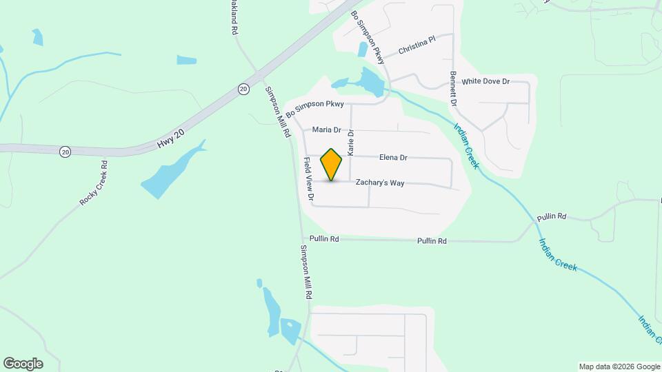 1612 Zachary's Way Mapa y Detalles de la Ubicación