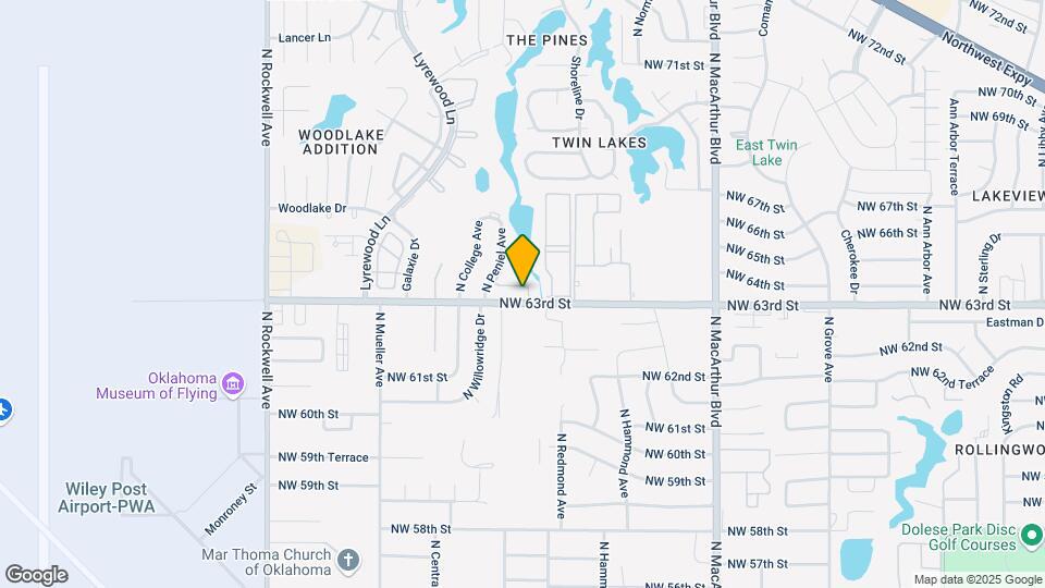 6401 NW 63rd St Map and Location Details