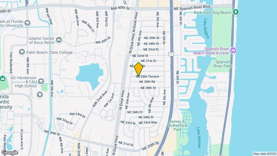260 NE 28th Terrace Mapa y Detalles de la Ubicación