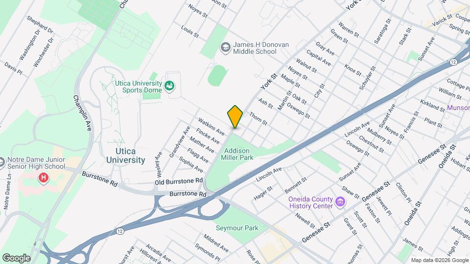 1617 York St Map and Location Details