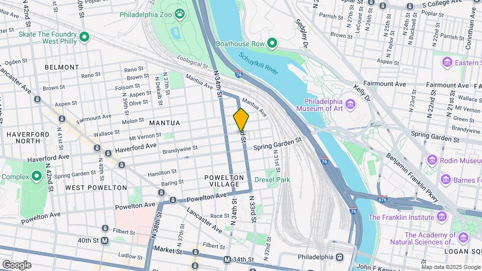 3304 Haverford Ave Mapa y Detalles de la Ubicación