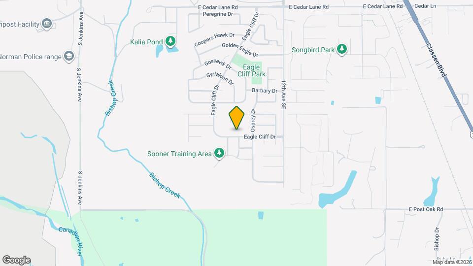 905 Eagle Cliff Dr Map and Location Details