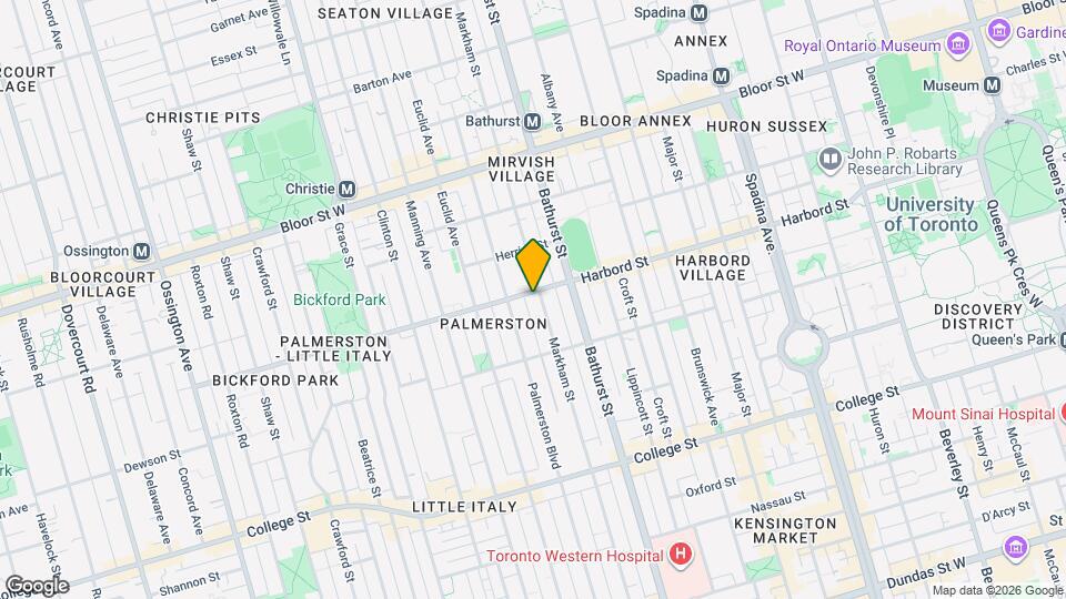 454 Markham St Map and Location Details