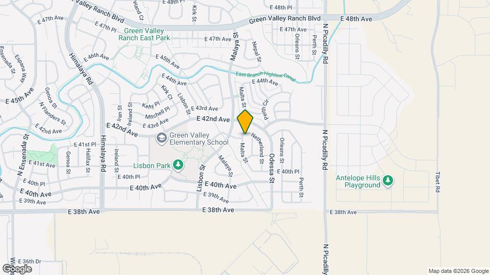 4152 Malta St Map and Location Details
