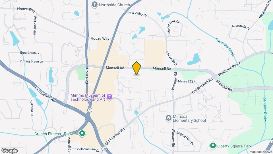 303 Roswell Commons Cir Map and Location Details