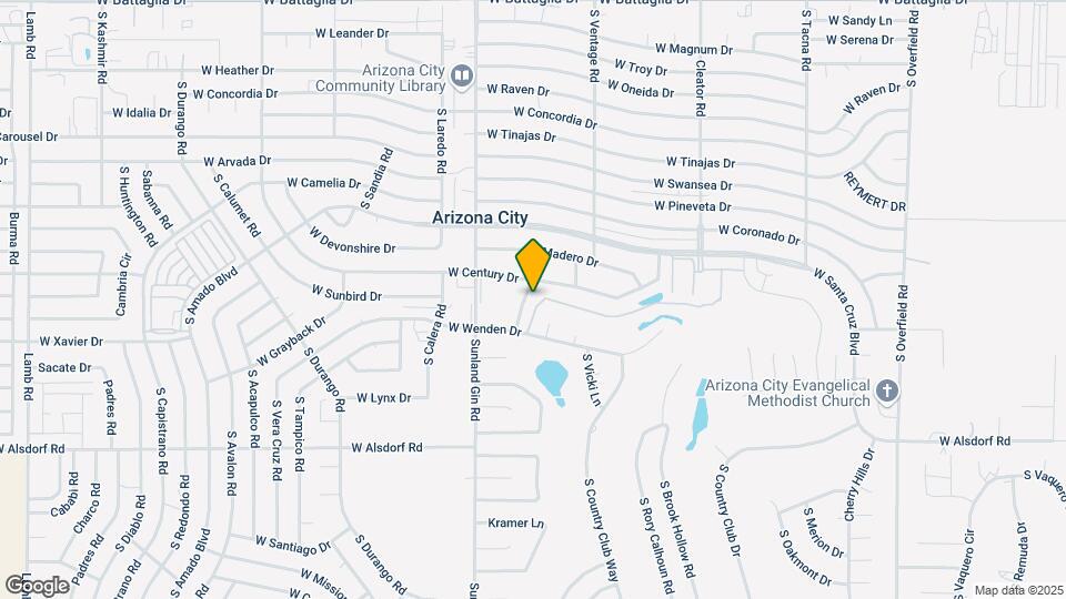 14025 S Rosemont Rd Map and Location Details
