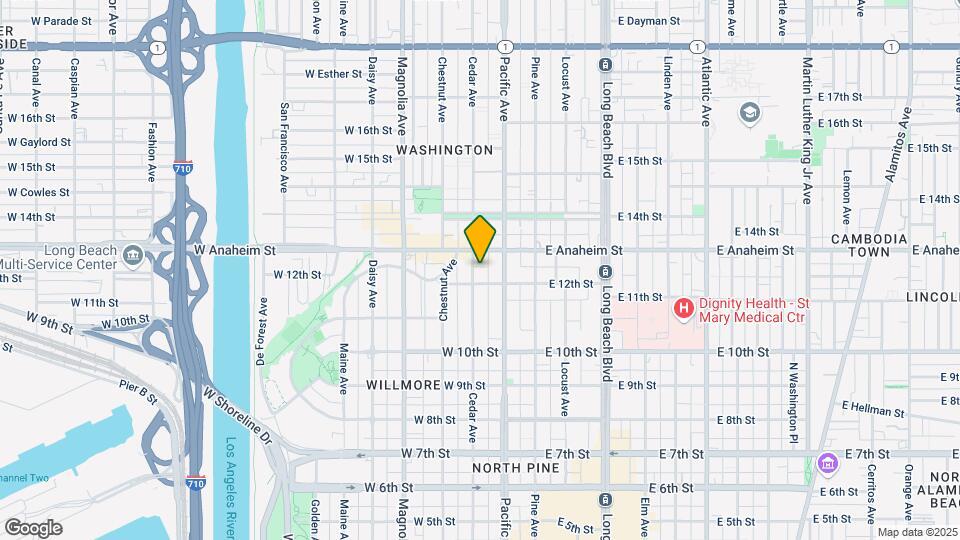 1220 Cedar Ave Map and Location Details