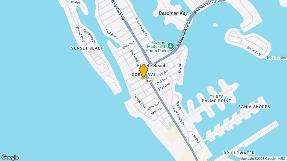 524 Corey Ave Map and Location Details