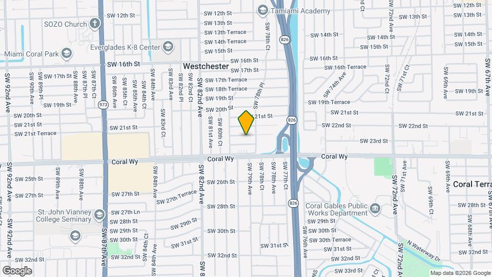 7900 SW 22nd St Map and Location Details