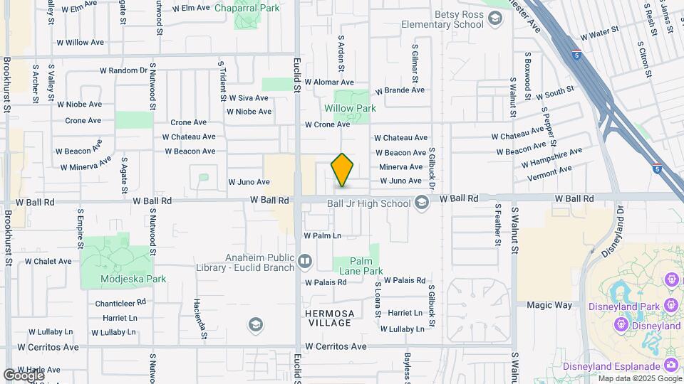 1633 W Ball Rd, Unit 3 Mapa y Detalles de la Ubicación