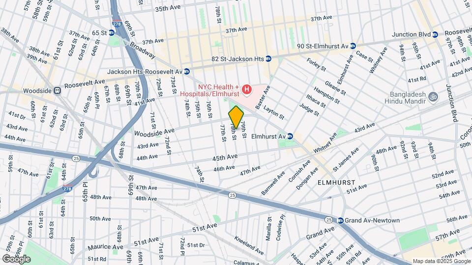 42-33 78th St Mapa y Detalles de la Ubicación