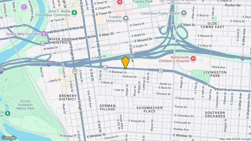 303 E Livingston Ave, Unit 303 Mapa y Detalles de la Ubicación