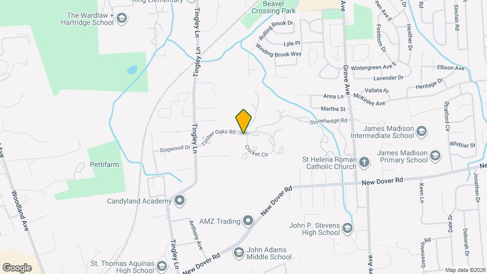 1302 Timber Oaks Rd Map and Location Details