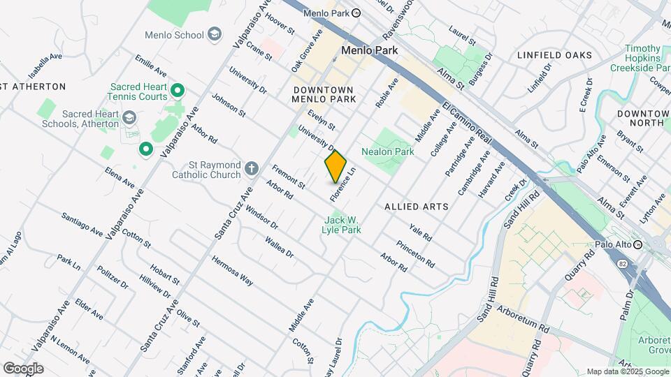 1016 Florence Ln Map and Location Details