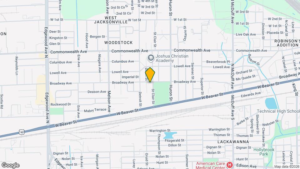 2908 Broadway Ave Map and Location Details