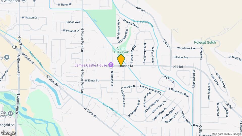 5801 Castle Dr Map and Location Details