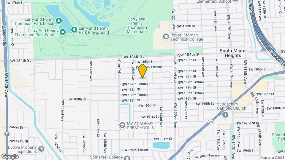 12420 SW 187th St Map and Location Details