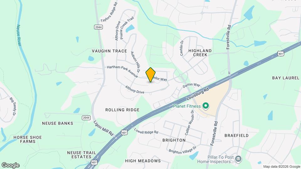 8145 Hovingham Way Mapa y Detalles de la Ubicación